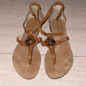 Guess Size 6 Tan Sandals